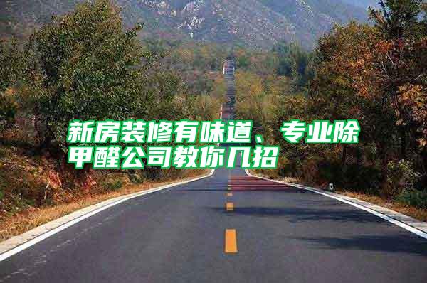 新房裝修有味道、專(zhuān)業(yè)除甲醛公司教你幾招