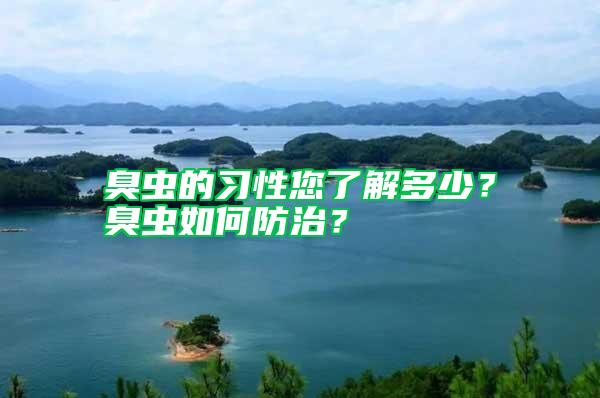 臭蟲的習性您了解多少?臭蟲如何防治?