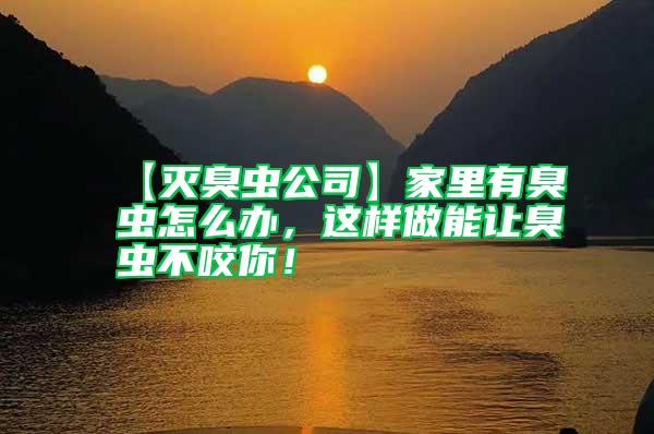 【滅臭蟲(chóng)公司】家里有臭蟲(chóng)怎么辦，這樣做能讓臭蟲(chóng)不咬你！