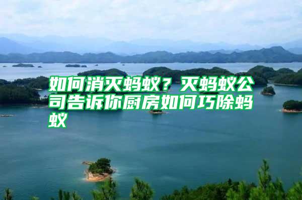 如何消滅螞蟻？滅螞蟻公司告訴你廚房如何巧除螞蟻