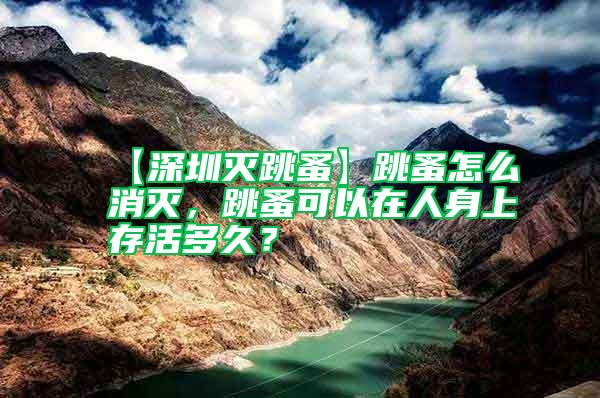 【深圳滅跳蚤】跳蚤怎么消滅，跳蚤可以在人身上存活多久？
